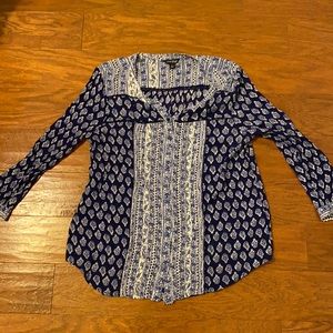 Lucky Brand blouse.  Size L